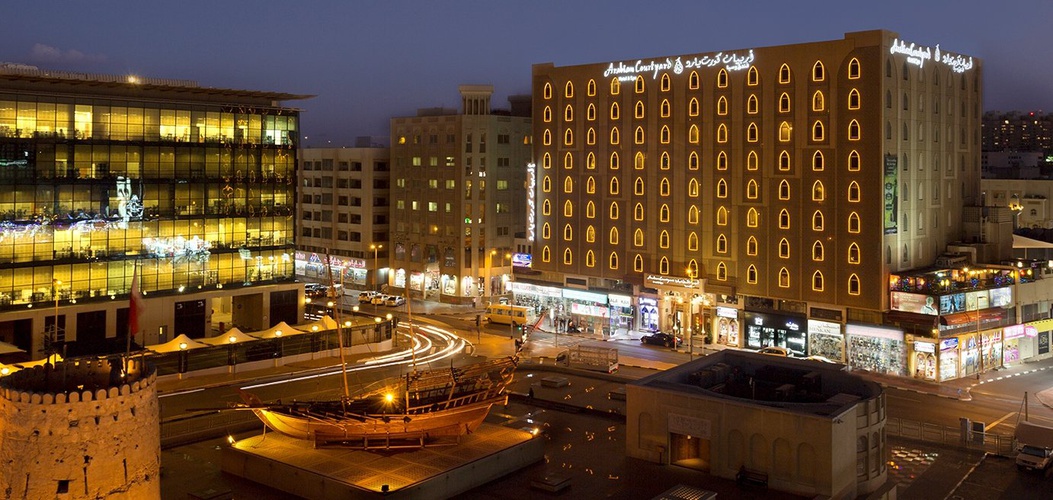 Fachada Arabian Courtyard Hotel & Spa Bur Dubai